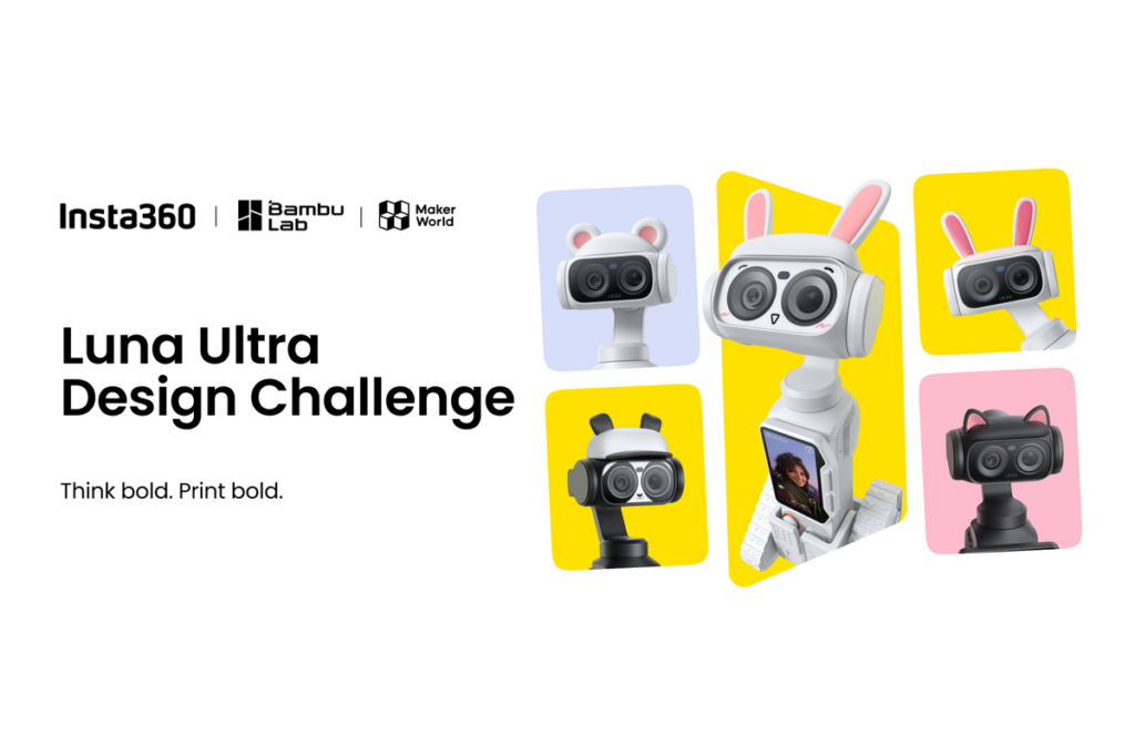 Bambu Lab und Insta360 Luna Ultra Design Challenge