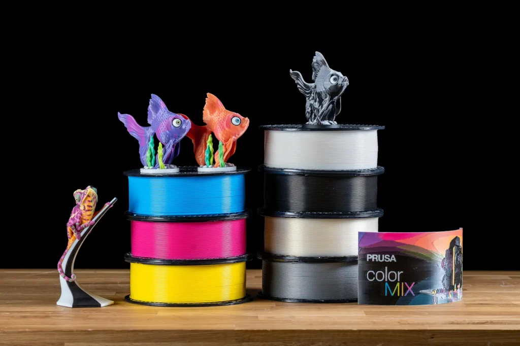 Mehrfarbige 3D-Drucke aus Prusament PLA ColorMix