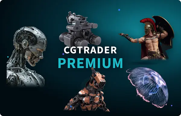 Grafik zur Einführung des CGTrader-Premium-Abonnements